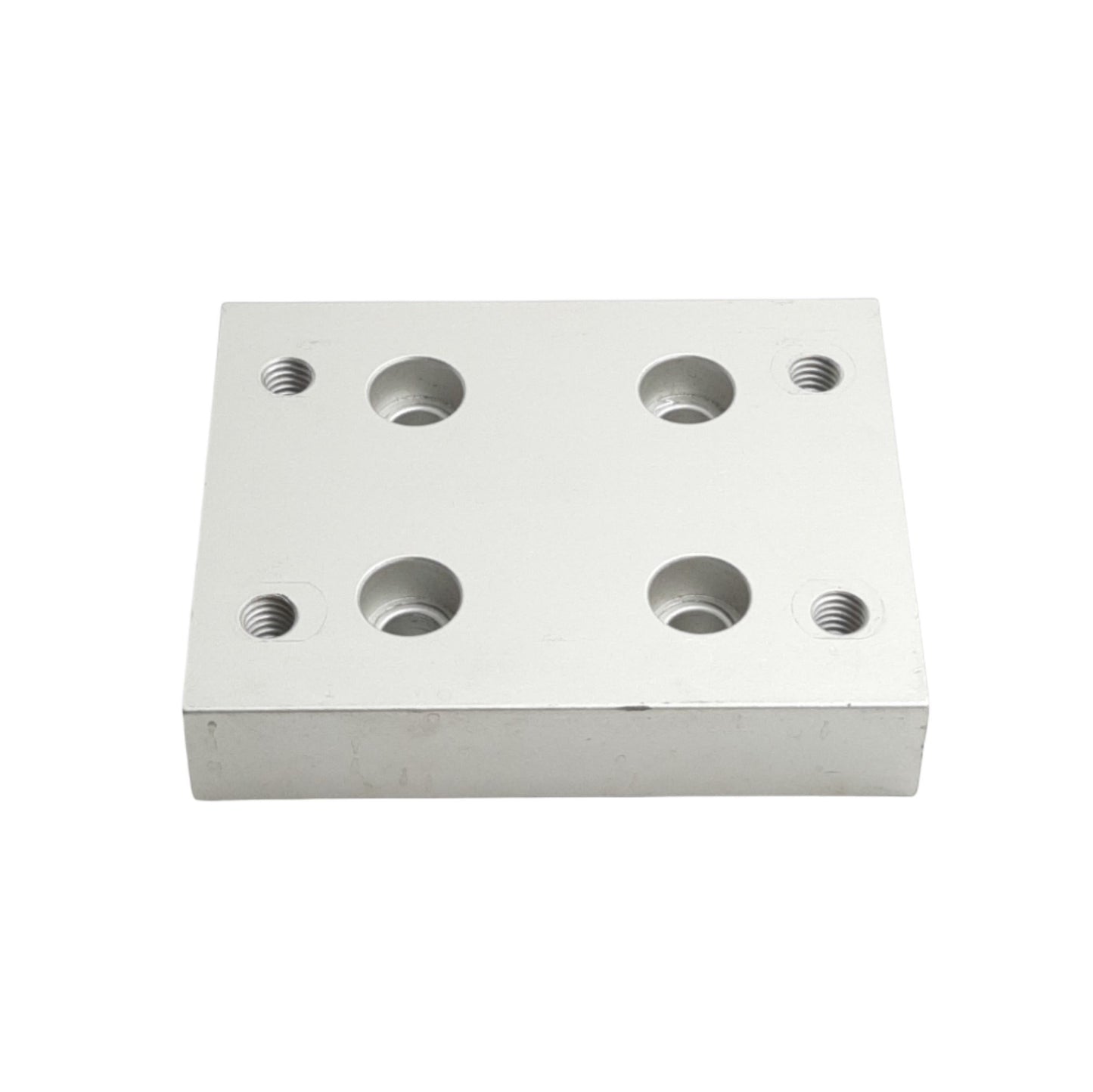 Used 80/20 2420 15 Series Flange Mount Caster Base Plate, 3.750in x 3.00in x 0.750in