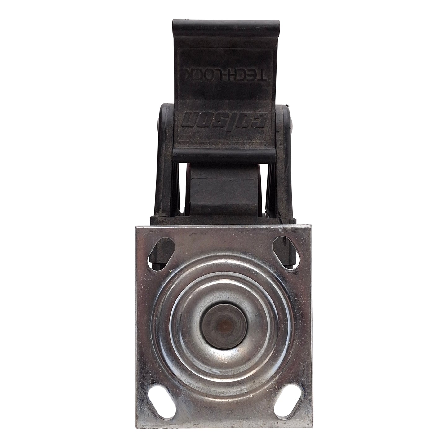 Used Colson 4.06109.929 BRK2 Top Plate Swivel Caster, 4 Series, ø6in x 2in, 1100lb