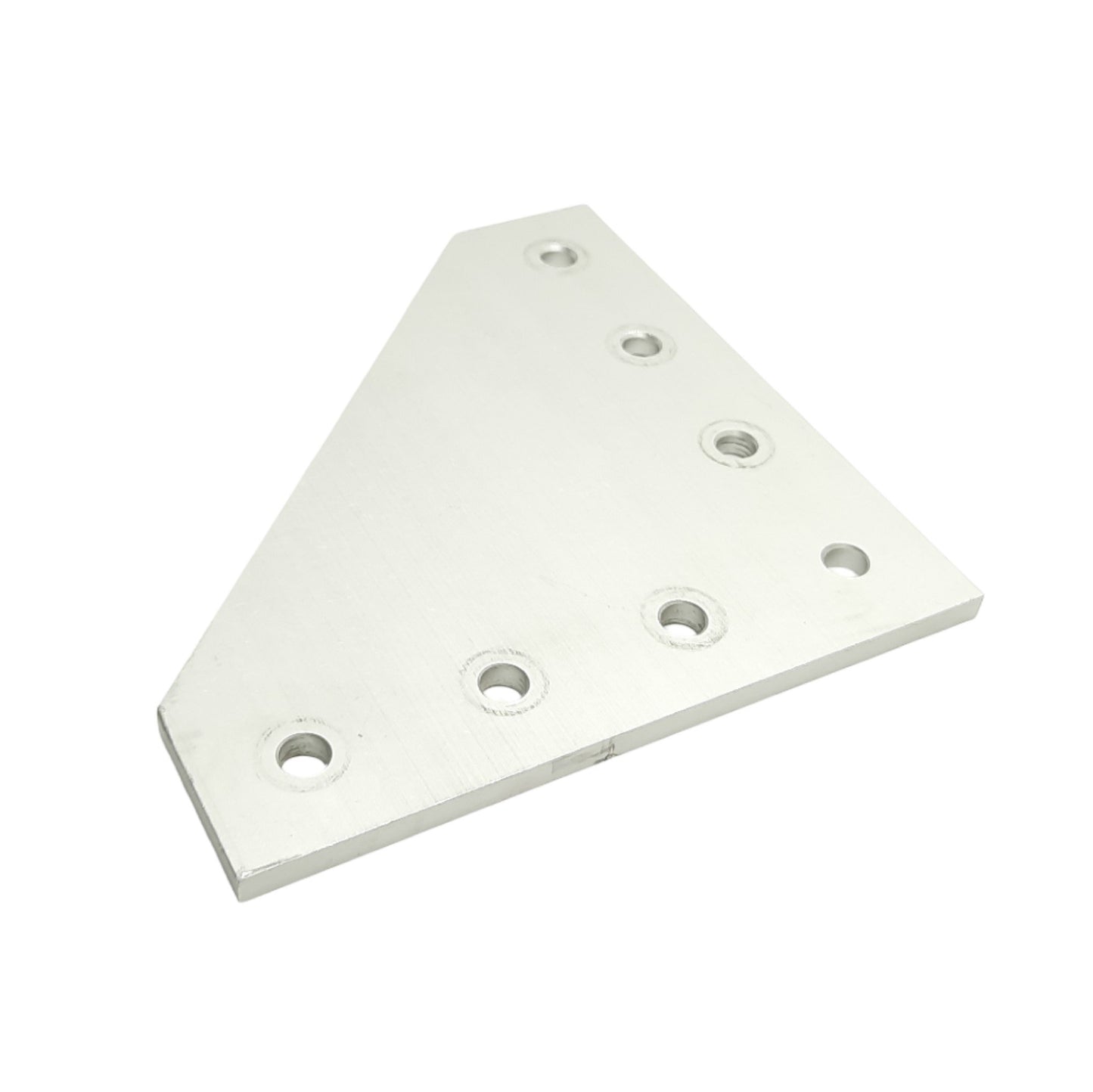 Used Lot of 2 80/20 4352 15 Series Angled Square Flat Plates, 90 Degree, 7-Hole