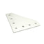 Used Lot of 2 80/20 4352 15 Series Angled Square Flat Plates, 90 Degree, 7-Hole