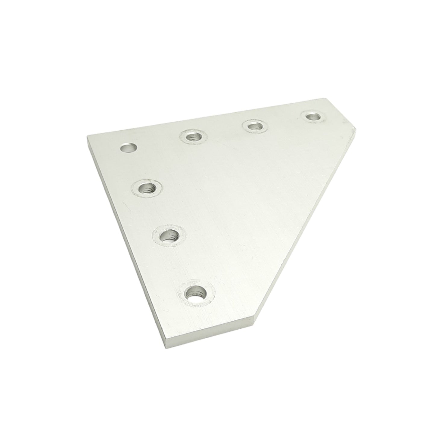 Used Lot of 2 80/20 4352 15 Series Angled Square Flat Plates, 90 Degree, 7-Hole