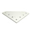 Used Lot of 2 80/20 4352 15 Series Angled Square Flat Plates, 90 Degree, 7-Hole