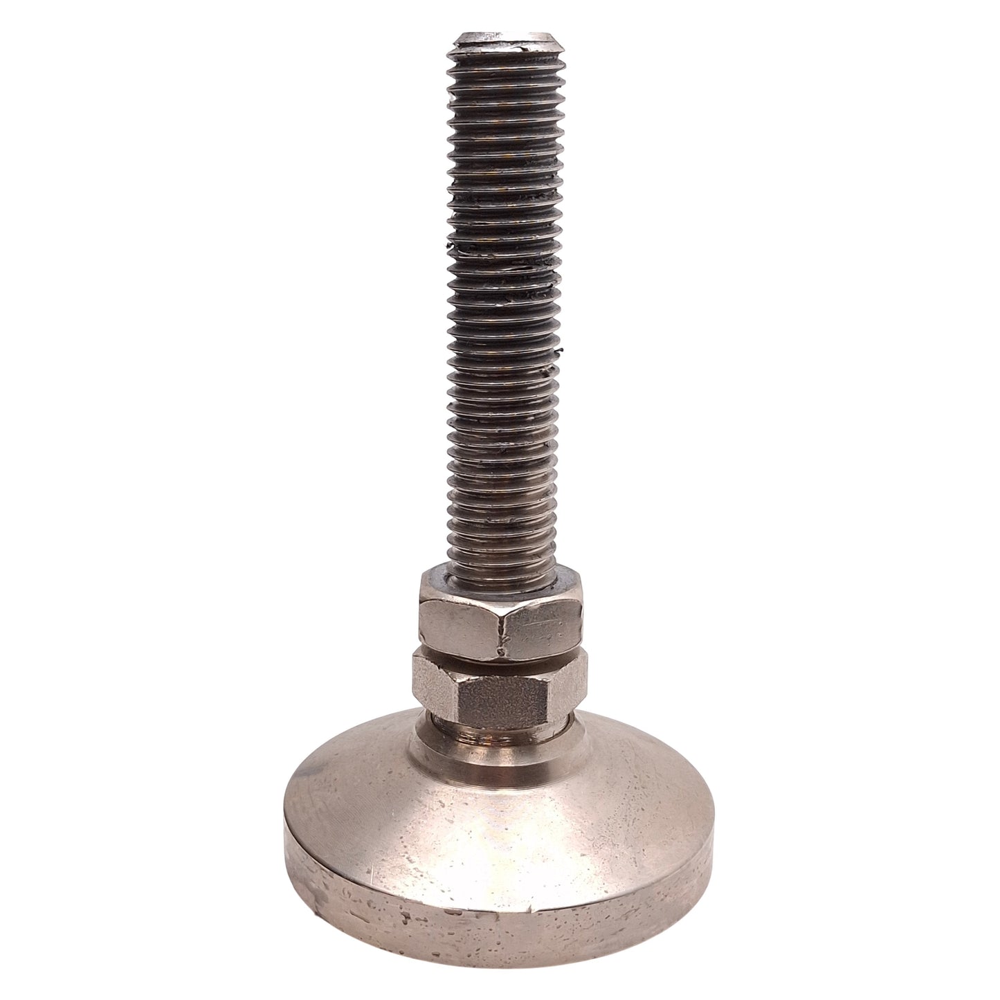 Used Lot of 4 Steel Machine Leveling Feet, 3/4"-10 x 4.5" Stem, ø3" Base, 5.5" Height