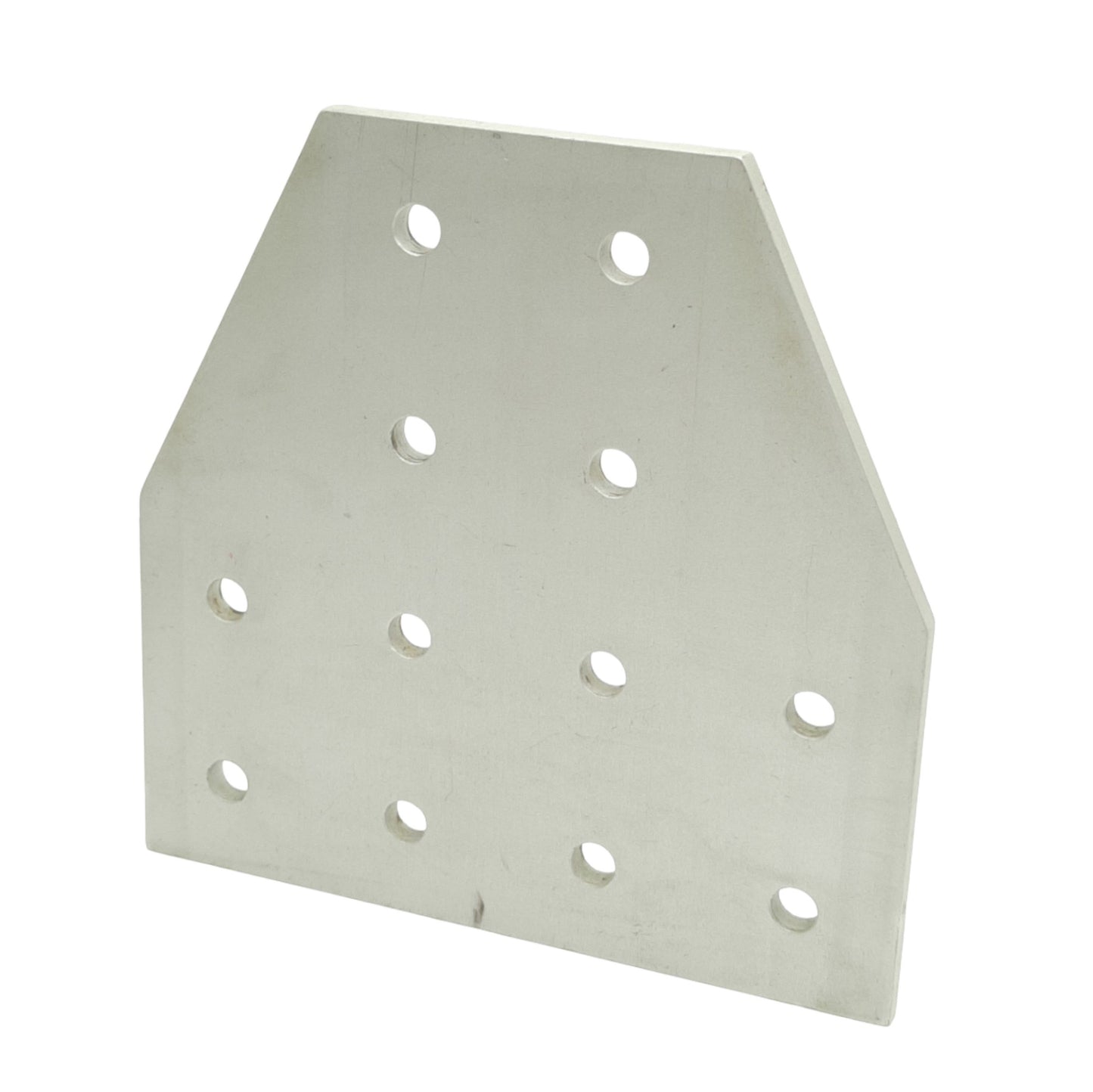 Used 80/20 4325 Tee Flat Plate, 15 Series, 12-Holes, 6.00in x 6.00in x 0.250in