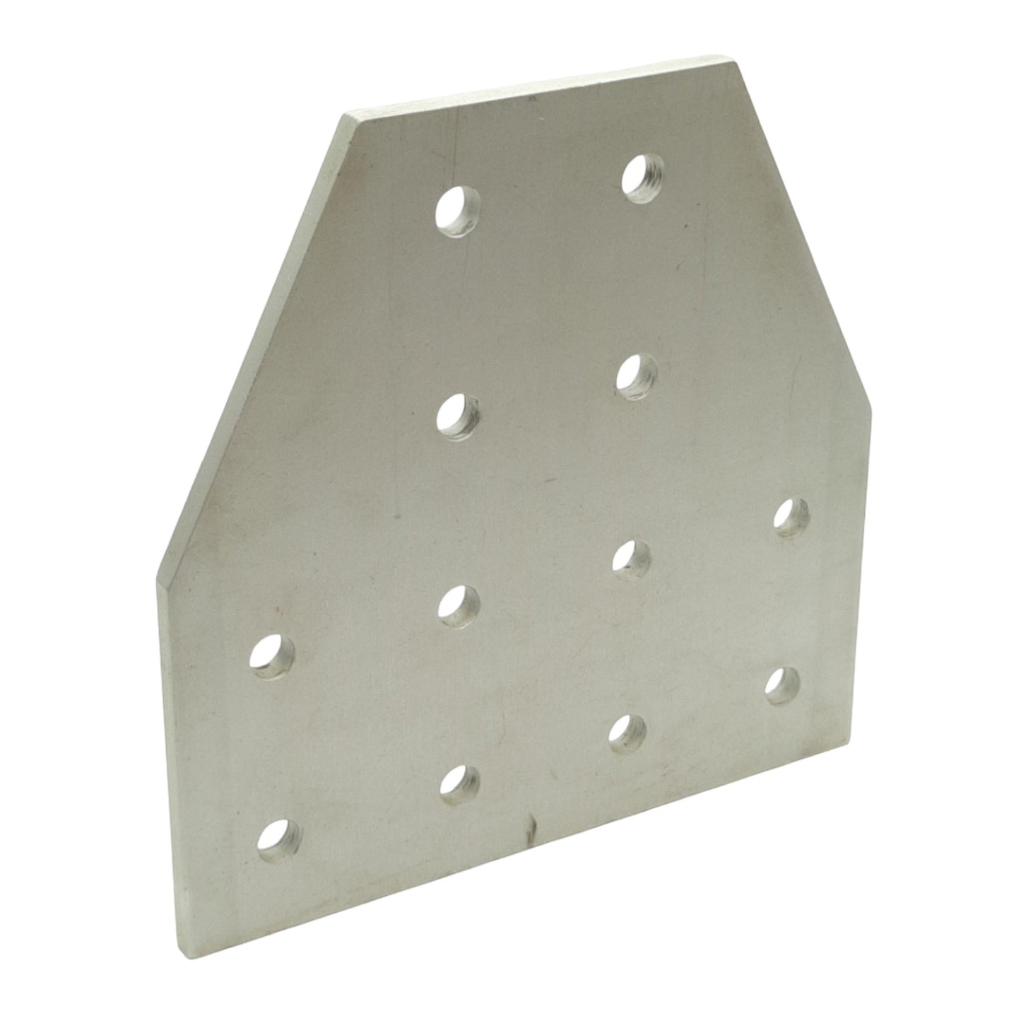 Used 80/20 4325 Tee Flat Plate, 15 Series, 12-Holes, 6.00in x 6.00in x 0.250in