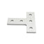 Used Lot of 5 80/20 20-9080 "T" Flat Plates, 20 Series, 60mm x 60mm x 4mm