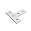 Used Lot of 5 80/20 20-9080 "T" Flat Plates, 20 Series, 60mm x 60mm x 4mm
