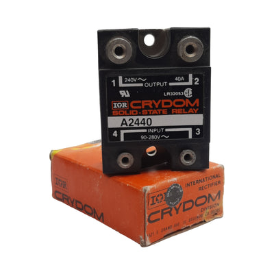 New  Crydom A2440 Solid-State Relay, SPST-NO, 90-280VAC In, 40A 240VAC Out