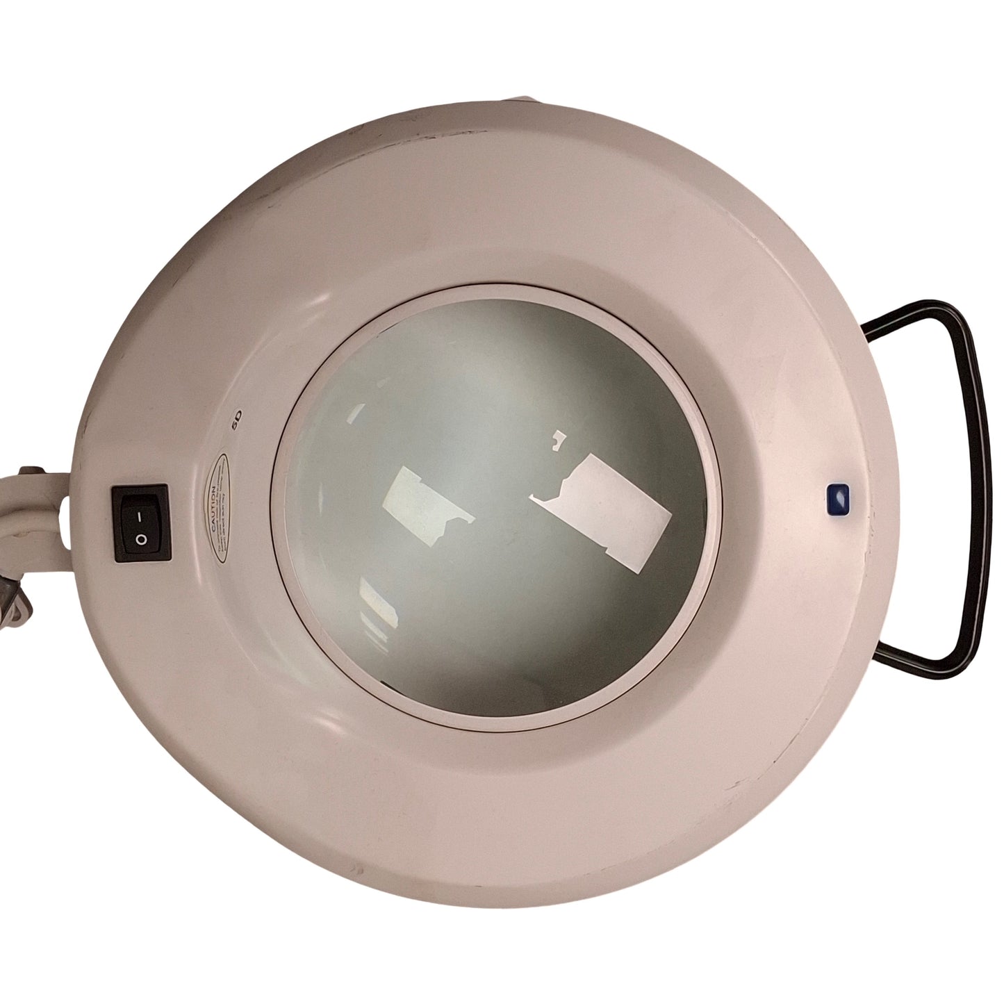 Used Luxo SL-114 IFM Magnifier, 45" Arm, 3 Diopter, 22W Fluorescent, *No Clamp*