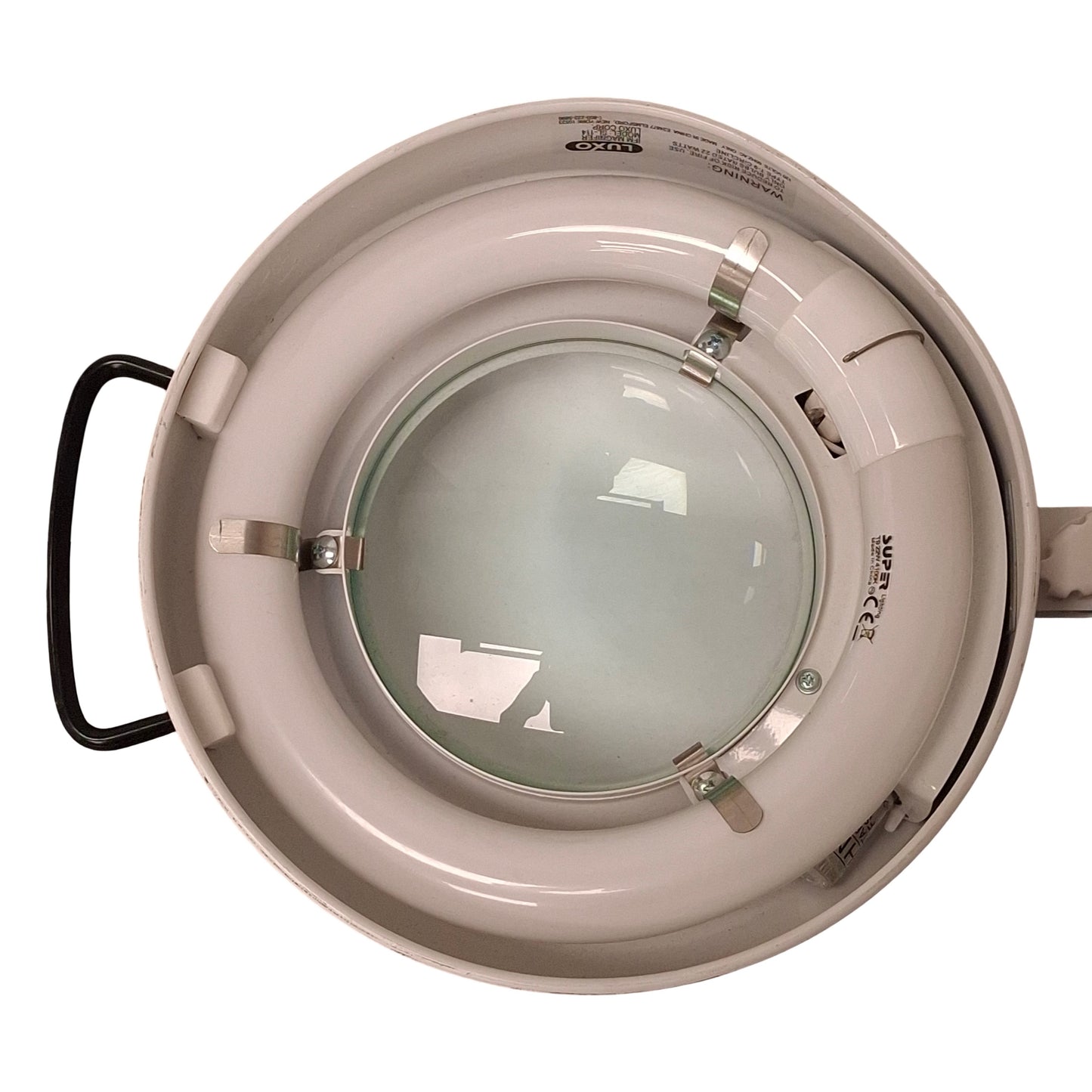 Used Luxo SL-114 IFM Magnifier, 45" Arm, 3 Diopter, 22W *No Light Guard*No Clamp*