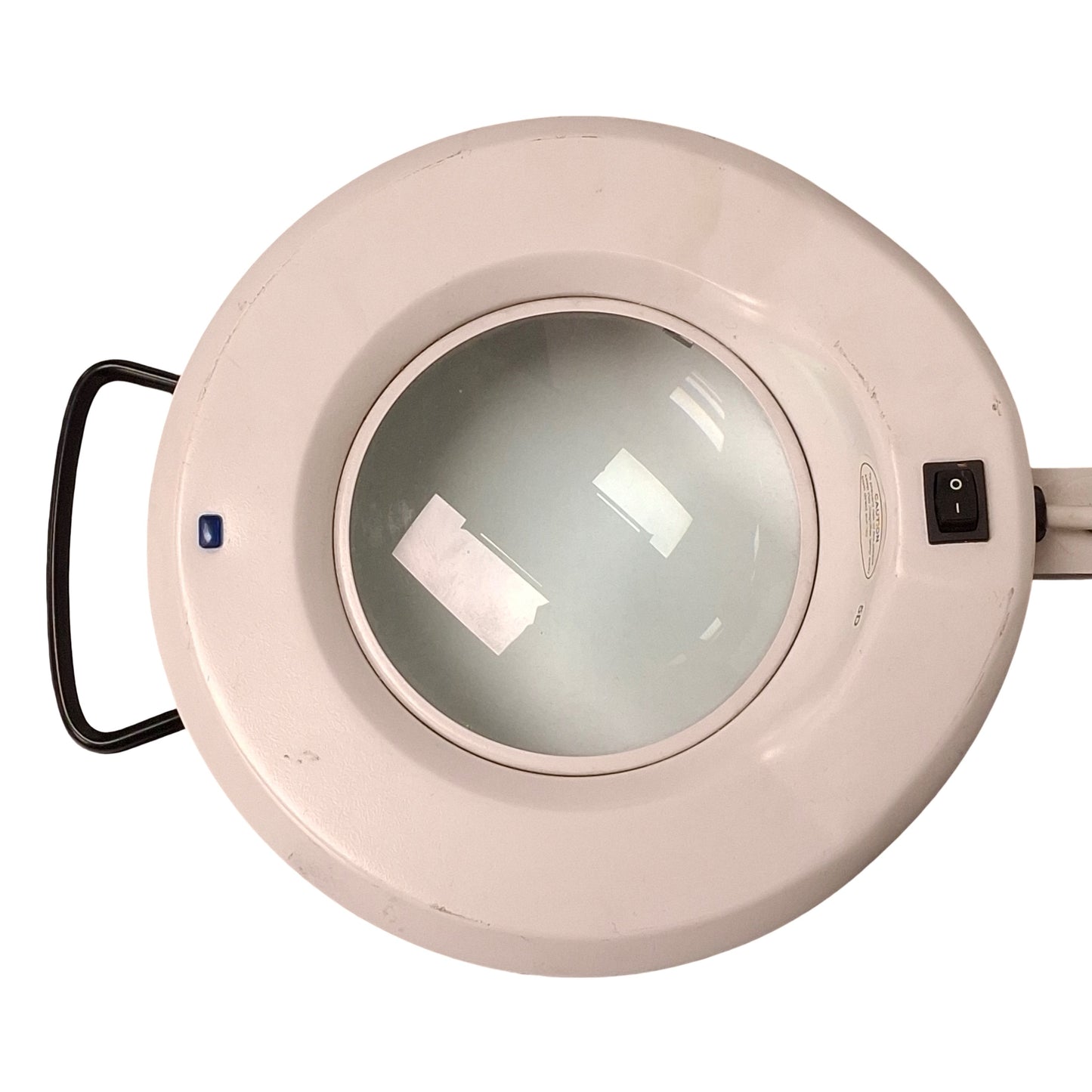 Used Luxo SL-114 IFM Magnifier, 45" Arm, 3 Diopter, 22W *No Light Guard*No Clamp*