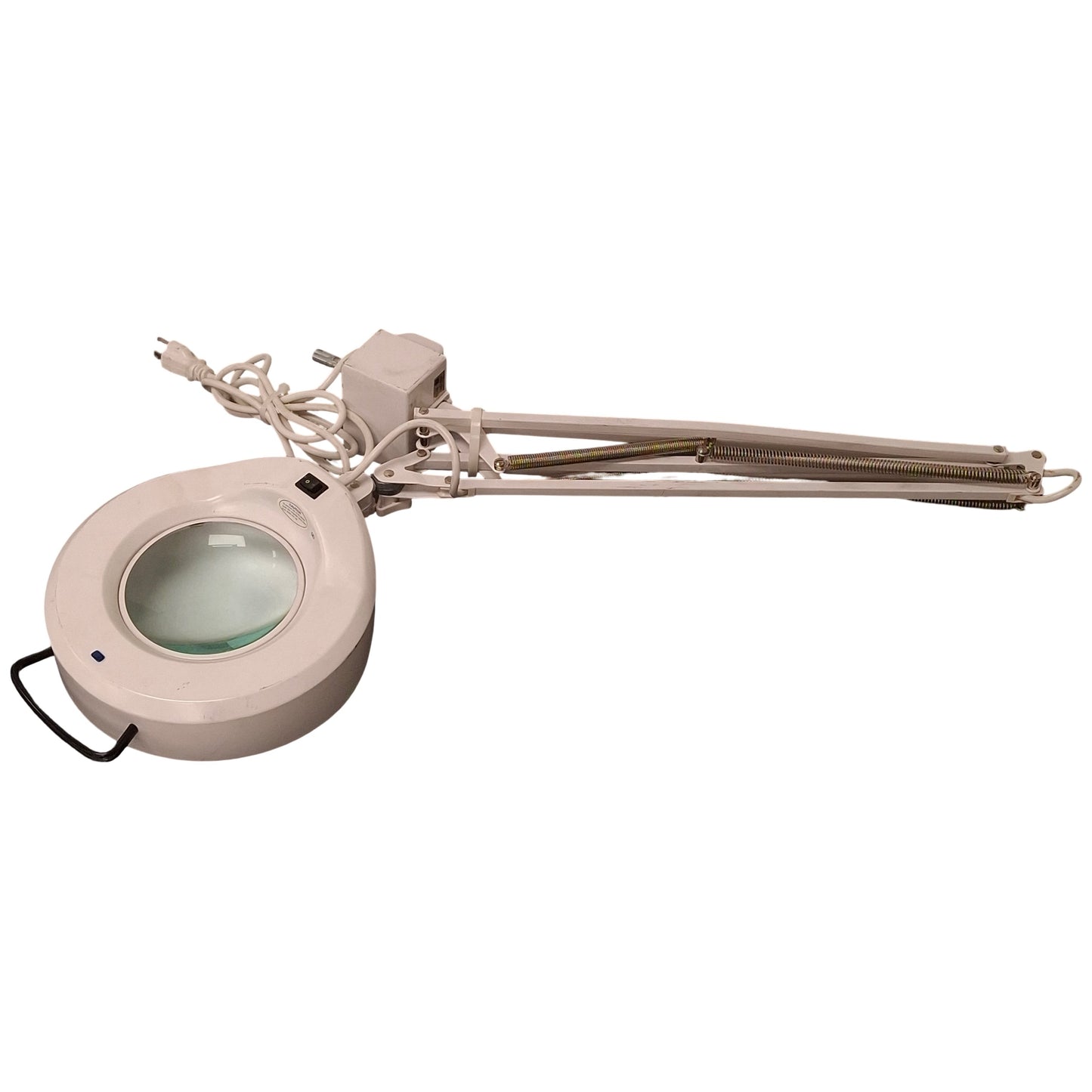 Used Luxo SL-114 IFM Magnifier, 45" Arm, 3 Diopter, 22W *No Light Guard*No Clamp*