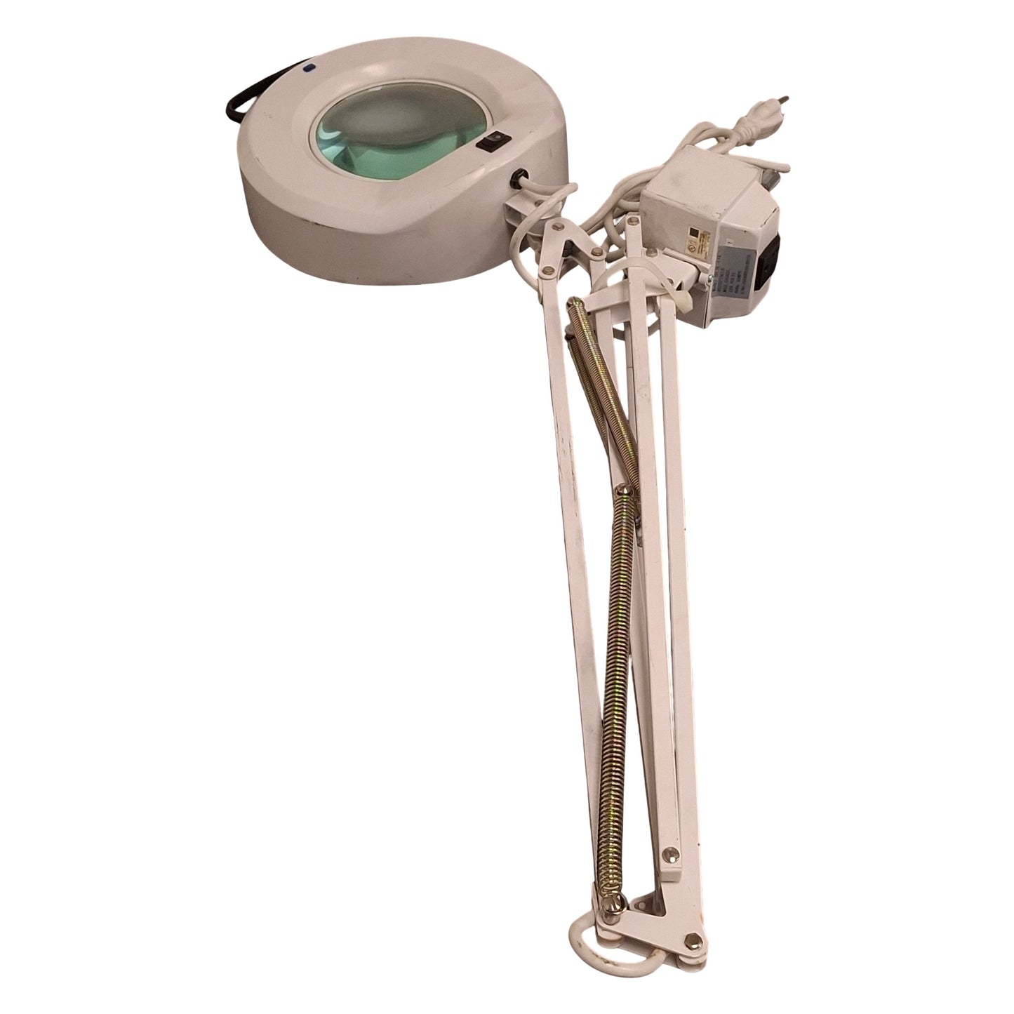 Used Luxo SL-114 IFM Magnifier, 45" Arm, 3 Diopter, 22W *No Light Guard*No Clamp*