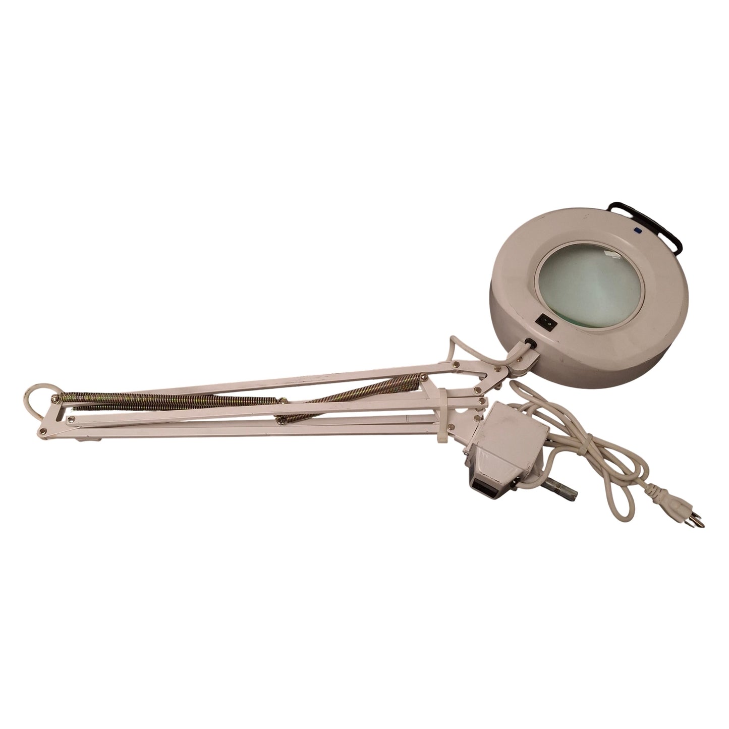 Used Luxo SL-114 IFM Magnifier, 45" Arm, 3 Diopter, 22W *No Light Guard*No Clamp*