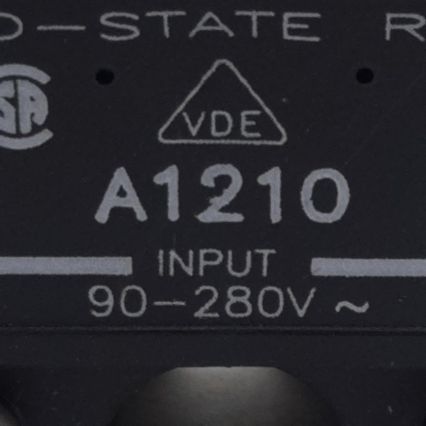 Used Lot of 2 Crydom A1210 Solid-State Relay, SPST-NO, 90-280VAC In, 10A 120VAC Out