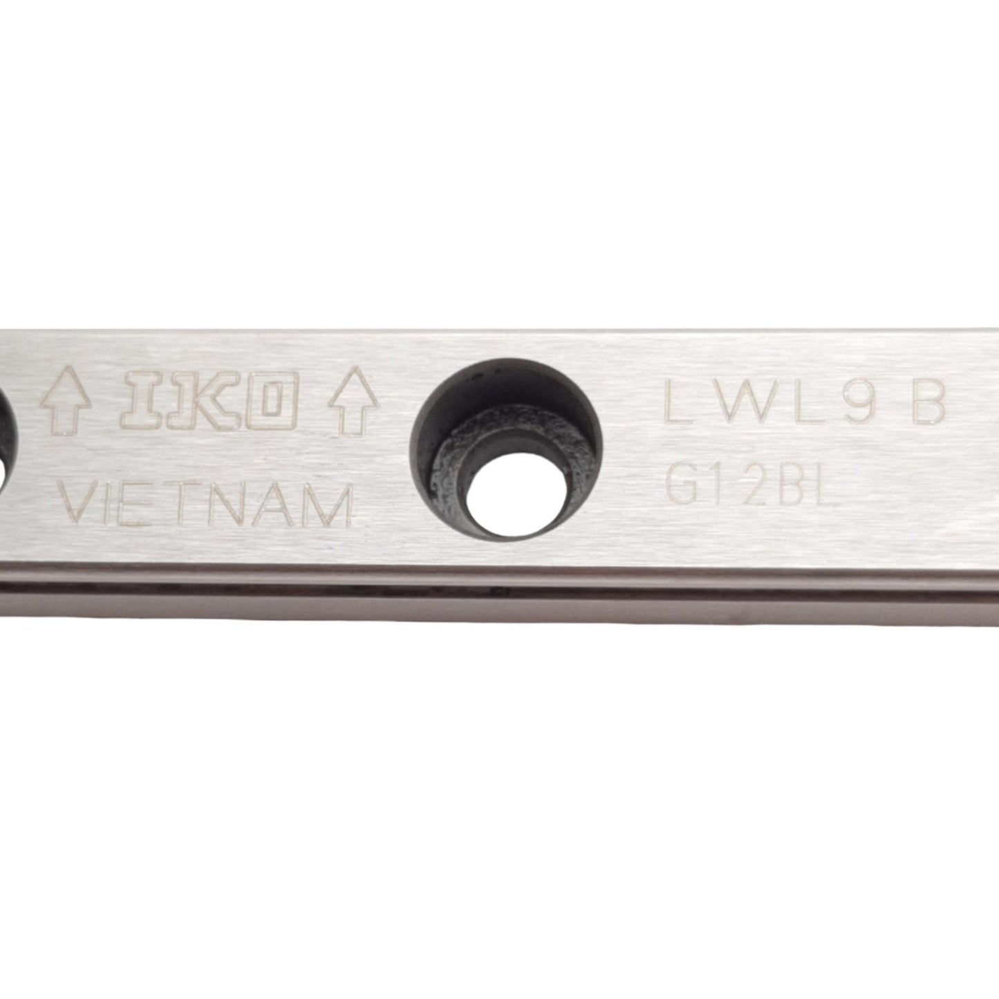 Used IKO LWL9B Linear Motion Guide Rail, 9mm Width, 579mm Length, 20mm Pitch