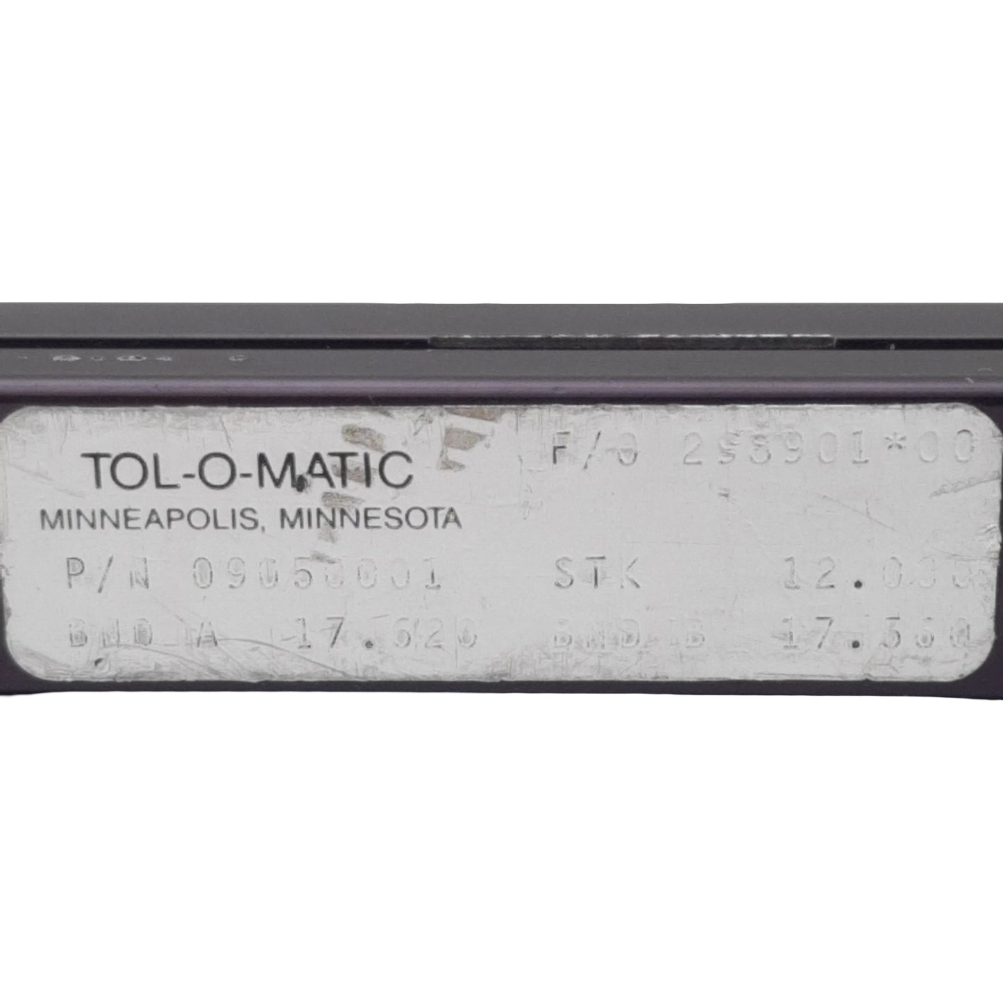 Used Tolomatic BC210NPSK12.000 Rodless Cylinder 25mm Bore, 12" Stroke, #10-32, 100psi