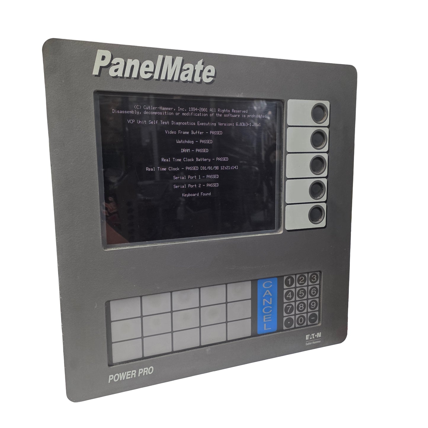 Used Cutler Hammer 5785K-AC PMPP 5000 PanelMate Power Pro 5000 HMI Panel, 120/230VAC