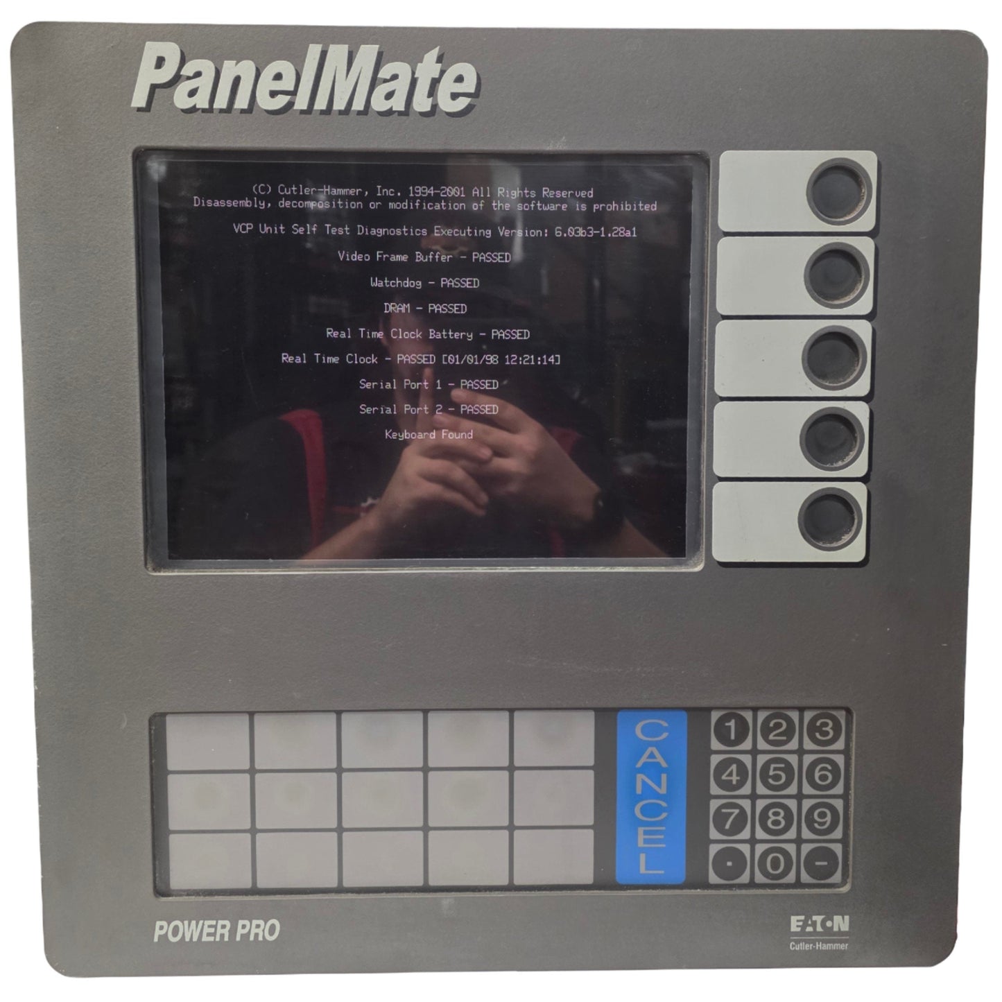Used Cutler Hammer 5785K-AC PMPP 5000 PanelMate Power Pro 5000 HMI Panel, 120/230VAC
