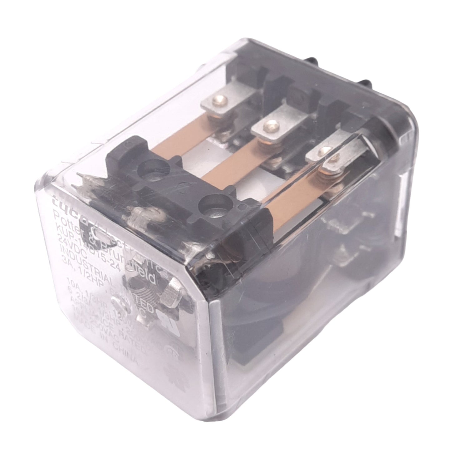 New Potter & Brumfield KUP-14D15-24 Plug-In Relay, 3PDT, 600VAC 3A Max, 24VDC Coil