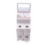 Used Legrand 05828 10x38 Fuse Holder, 2-Pole, 500VAC 6A Max, DIN Rail Mount