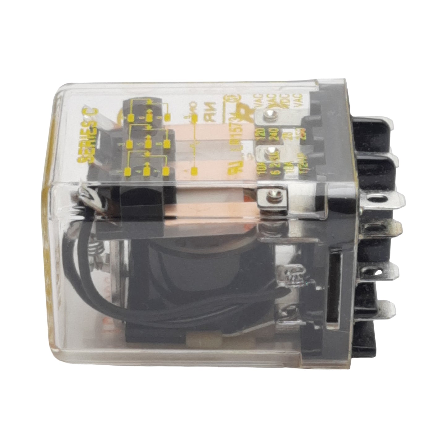 New Square-D 8501KU13V20 Ice Cube Relay, 3PDT, 10A 120VAC/28VDC, 120VAC Coil