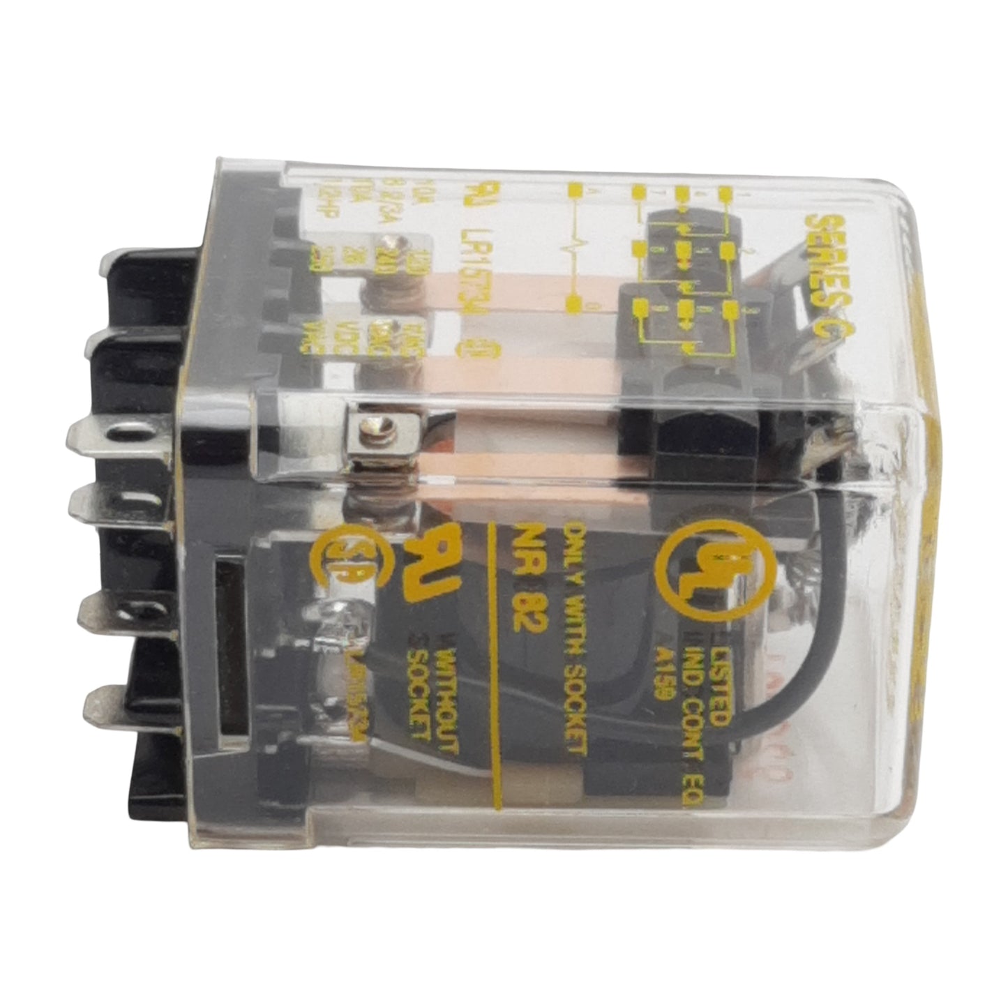 New Square-D 8501KU13V20 Ice Cube Relay, 3PDT, 10A 120VAC/28VDC, 120VAC Coil