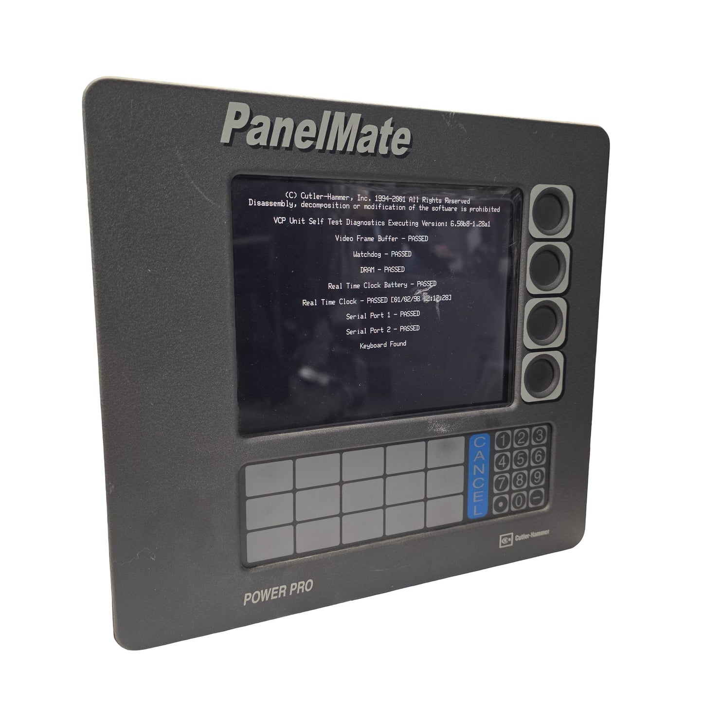 Used Cutler Hammer 1785K PMPP 1700 PanelMate Power Pro 1700 HMI Panel 24VDC *Screen*