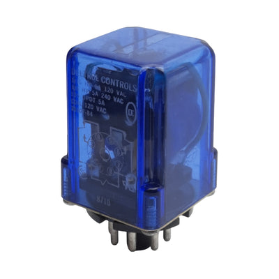 Used Deltrol Controls 20107-84 Ice Cube Relay, DPDT, 5A 120/240VAC, 120VAC Coil