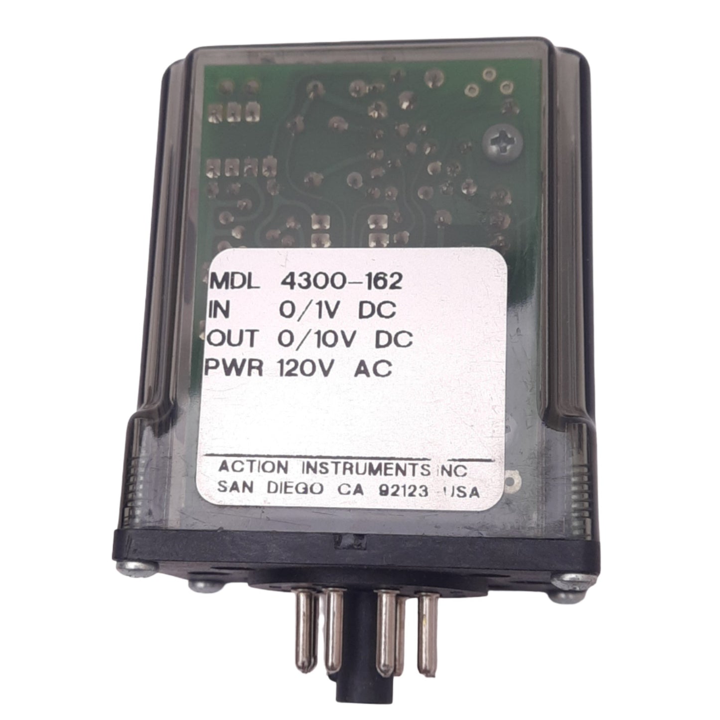 Used Action Pak 4300-162 Isolating Signal Conditioner Relay, 0/1VDC In, 0/10VDC Out