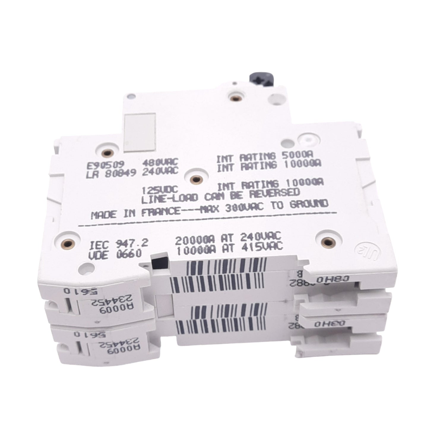 New Merlin Gerin 24452 C60N-2P-20A-C Circuit Breaker, 2-Pole, 20A, 480VAC, DIN Rail