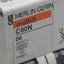 Used Merlin Gerin 24657 C60N Circuit Breaker, 2-Pole, 6A 400VAC, D-Curve, DIN Rail