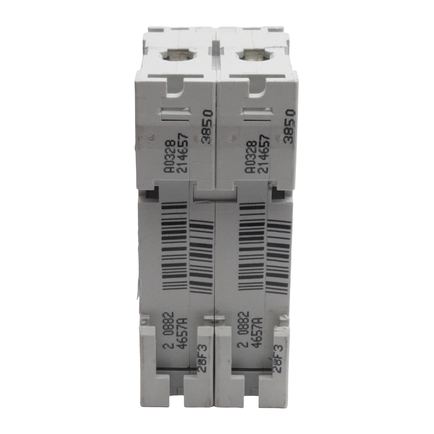 Used Merlin Gerin 24657 C60N Circuit Breaker, 2-Pole, 6A 400VAC, D-Curve, DIN Rail