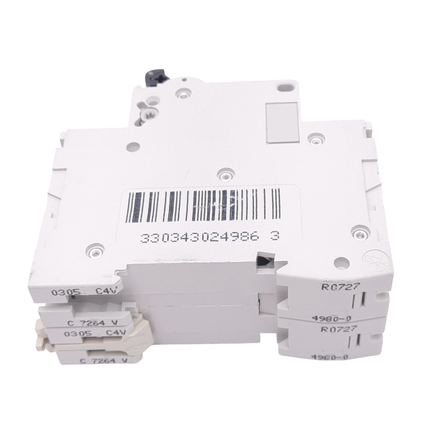 Used Merlin Gerin 24986 C60H-2P-10A-C Circuit Breaker, 2-Pole, 10A, 400VAC, DIN Rail