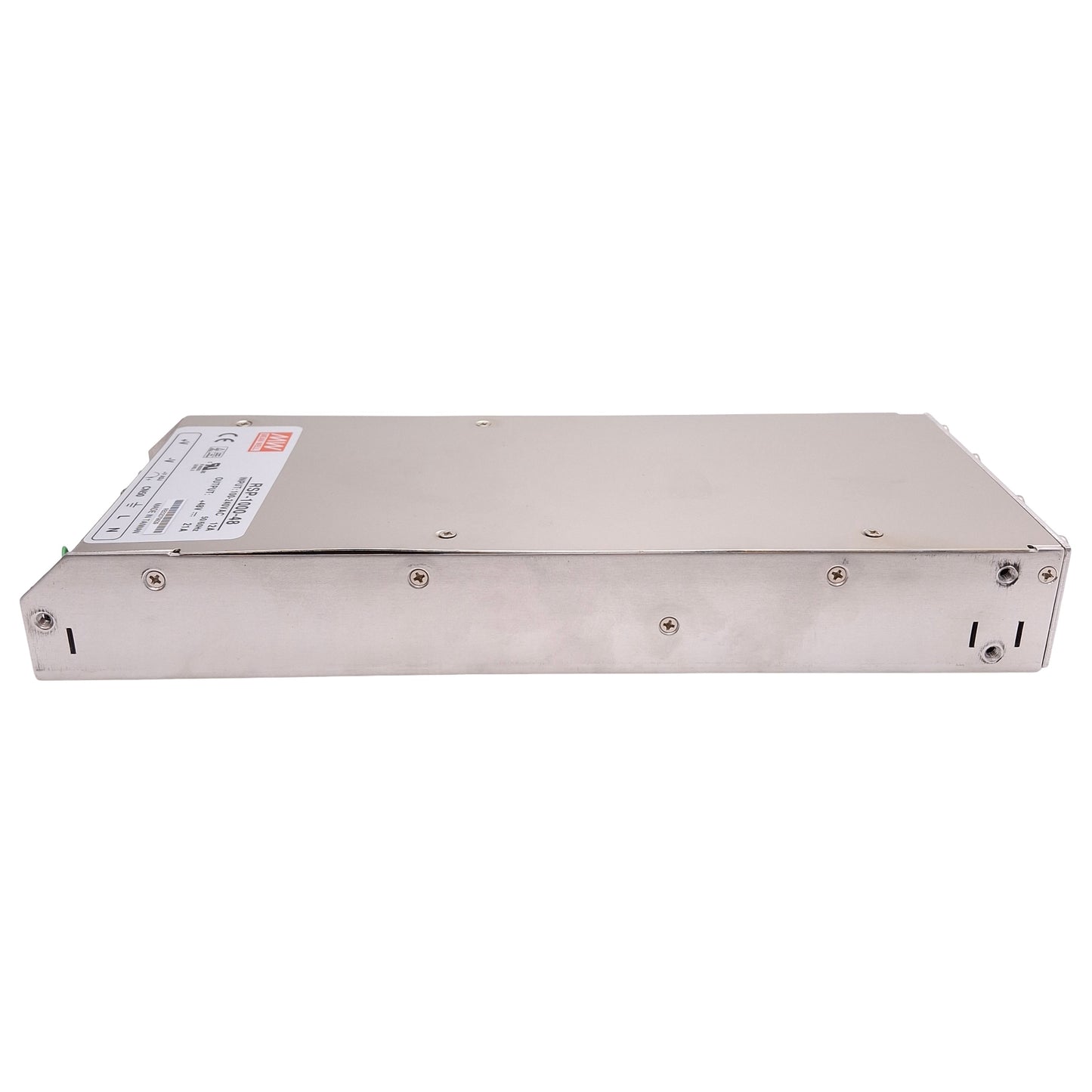 Used Mean Well RSP-1000-48 Power Supply 1000W, 100-240VAC 12A Input, 48VDC 21A Output