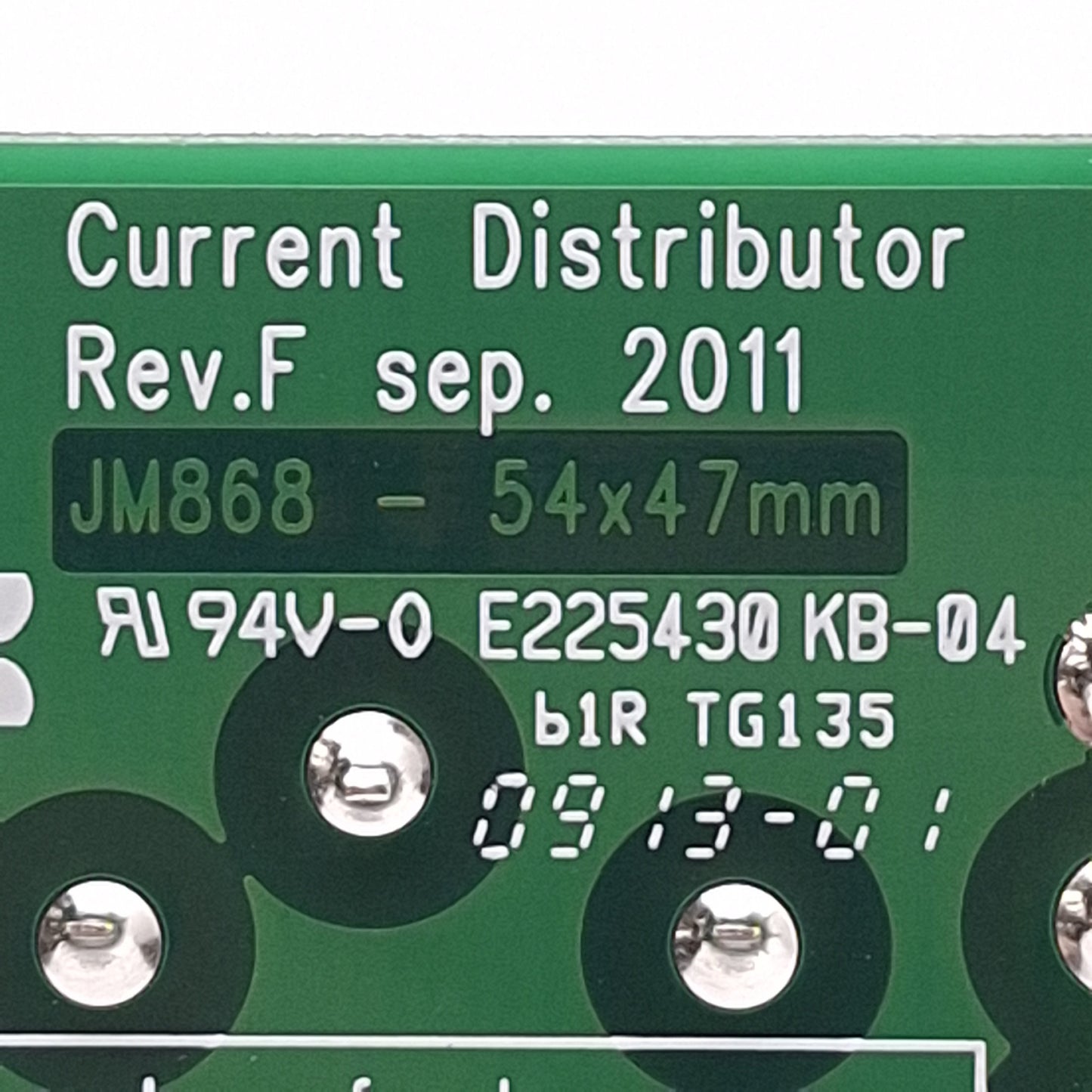 Used Universal Robots JM868 Rev. F Current Distributor Module, 54mm x 47mm