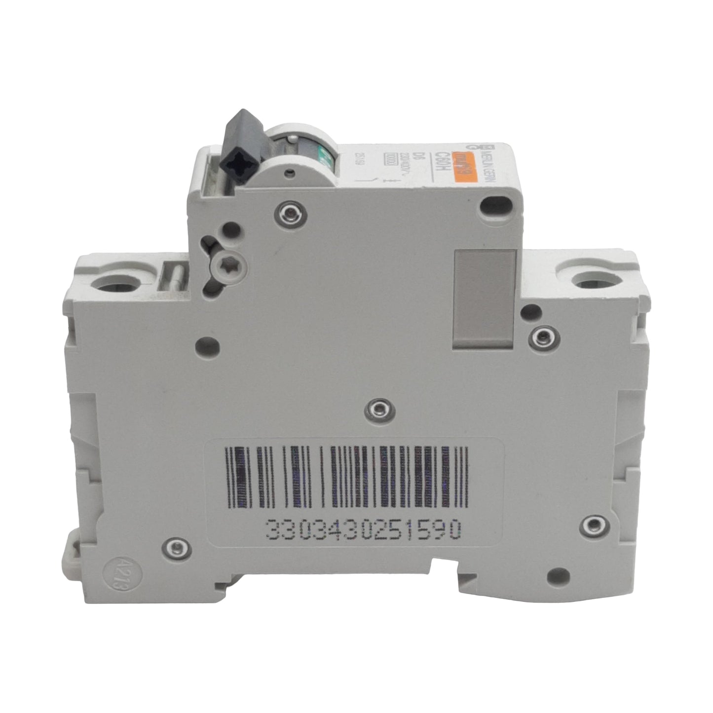 Used Lot of 2 Merlin Gerin 25159 C60H Circuit Breaker 1-Pole, 6A 230/400VAC, DIN Rail