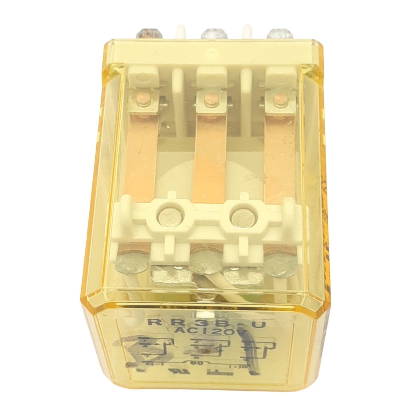 New IDEC RR3B-UAC120V Plug-In Relay, 3PDT, 11-Pin, 240VAC 10A Max, 120VAC Coil