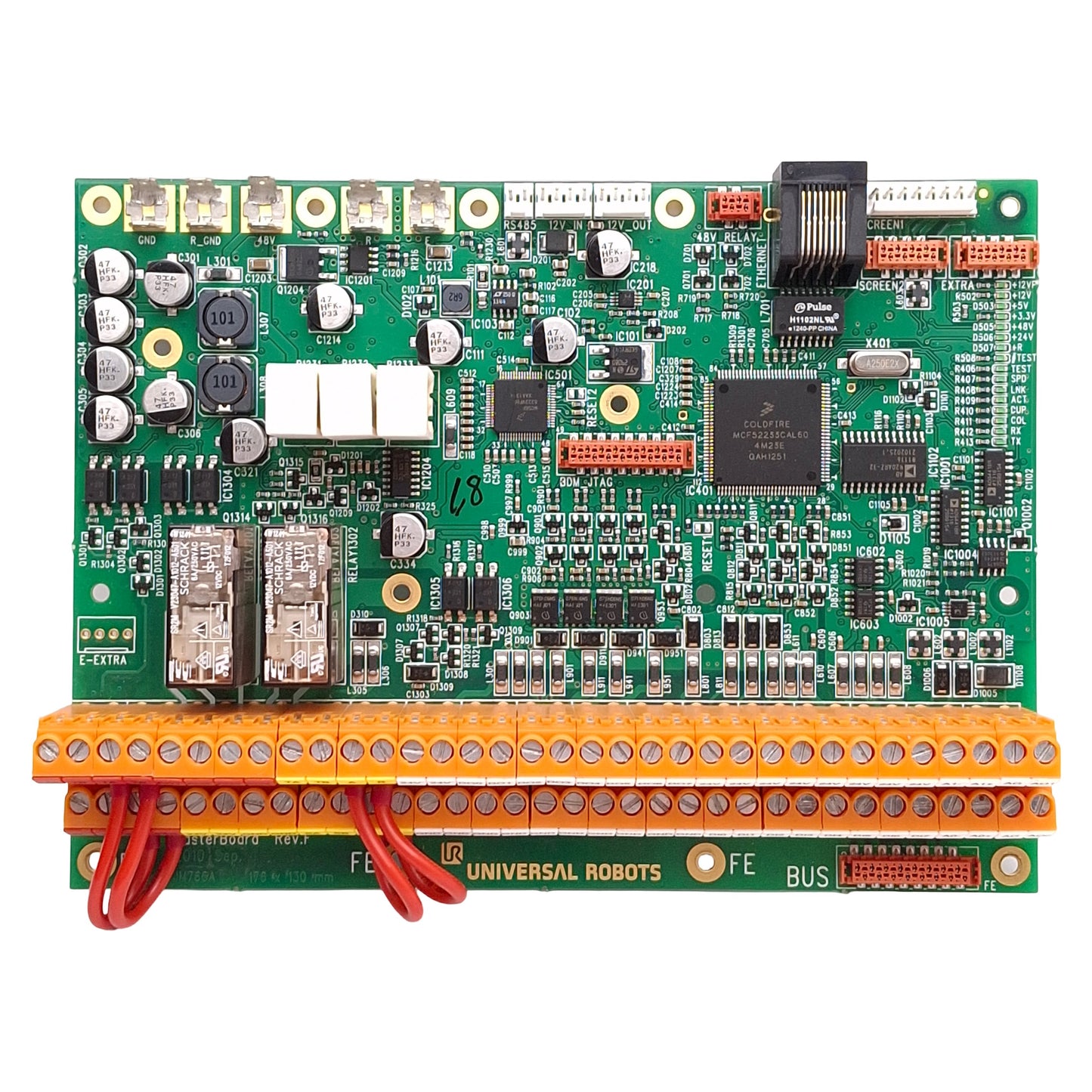 Used Universal Robots JM766A Rev. F MasterBoard Control Board, 176mm x 130mm