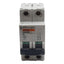 Used Merlin Gerin 25713 C60HD Circuit Breaker, 2-Pole, 6A 415VAC, D-Curve, DIN Rail