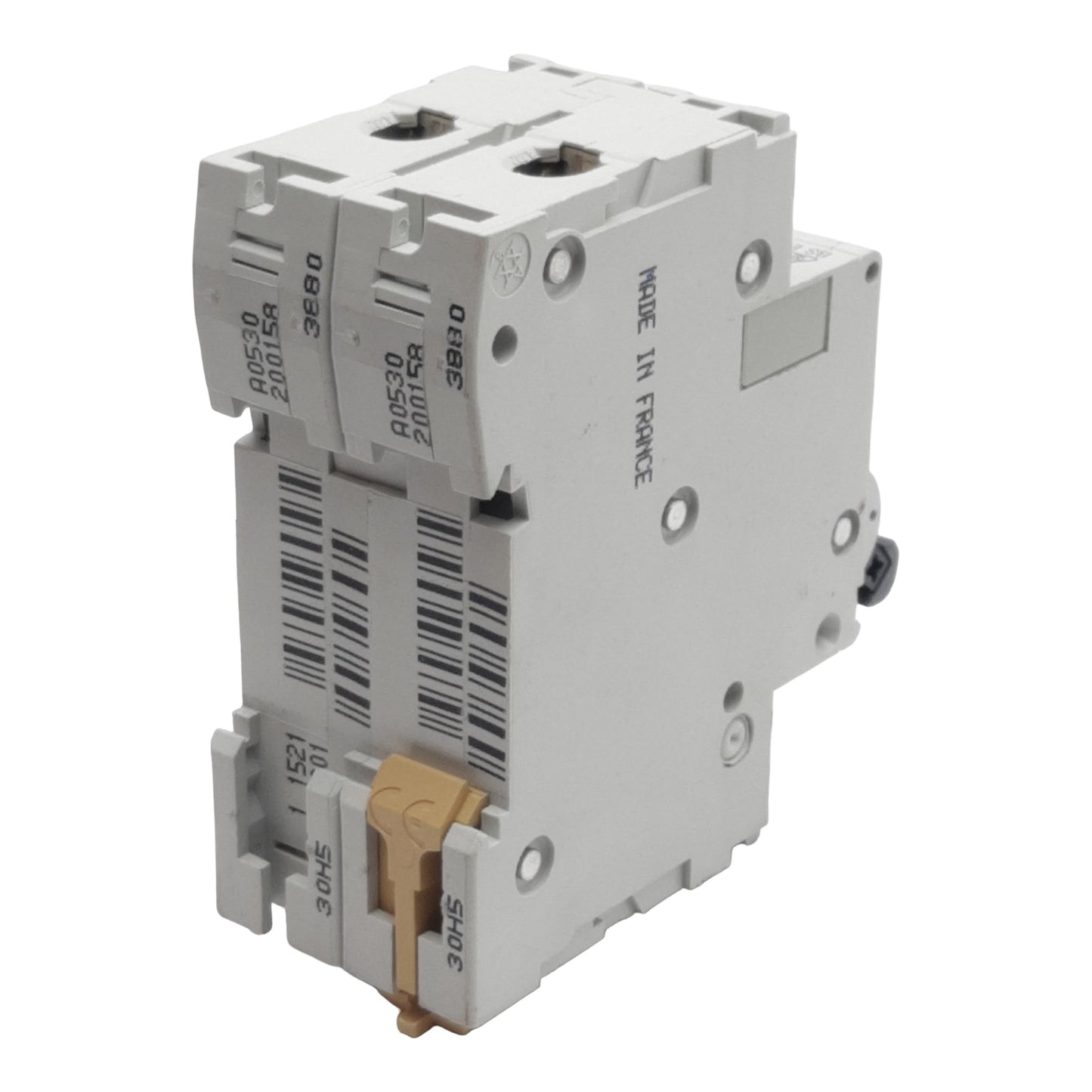 Used Merlin Gerin 25713 C60HD Circuit Breaker, 2-Pole, 6A 415VAC, D-Curve, DIN Rail