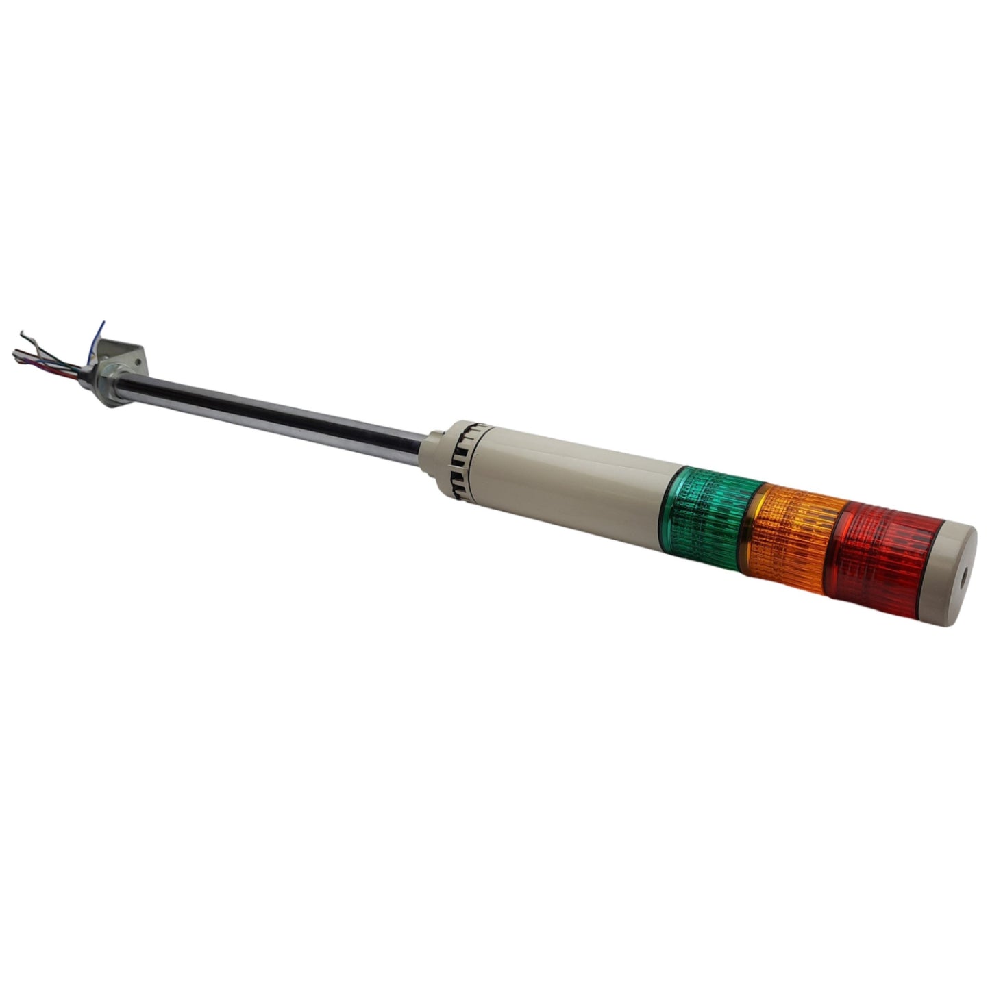 Used Patlite LCE-FB LED Signal Tower Red/Amber/Green, 24VAC/DC, 0.2A, ø40mm