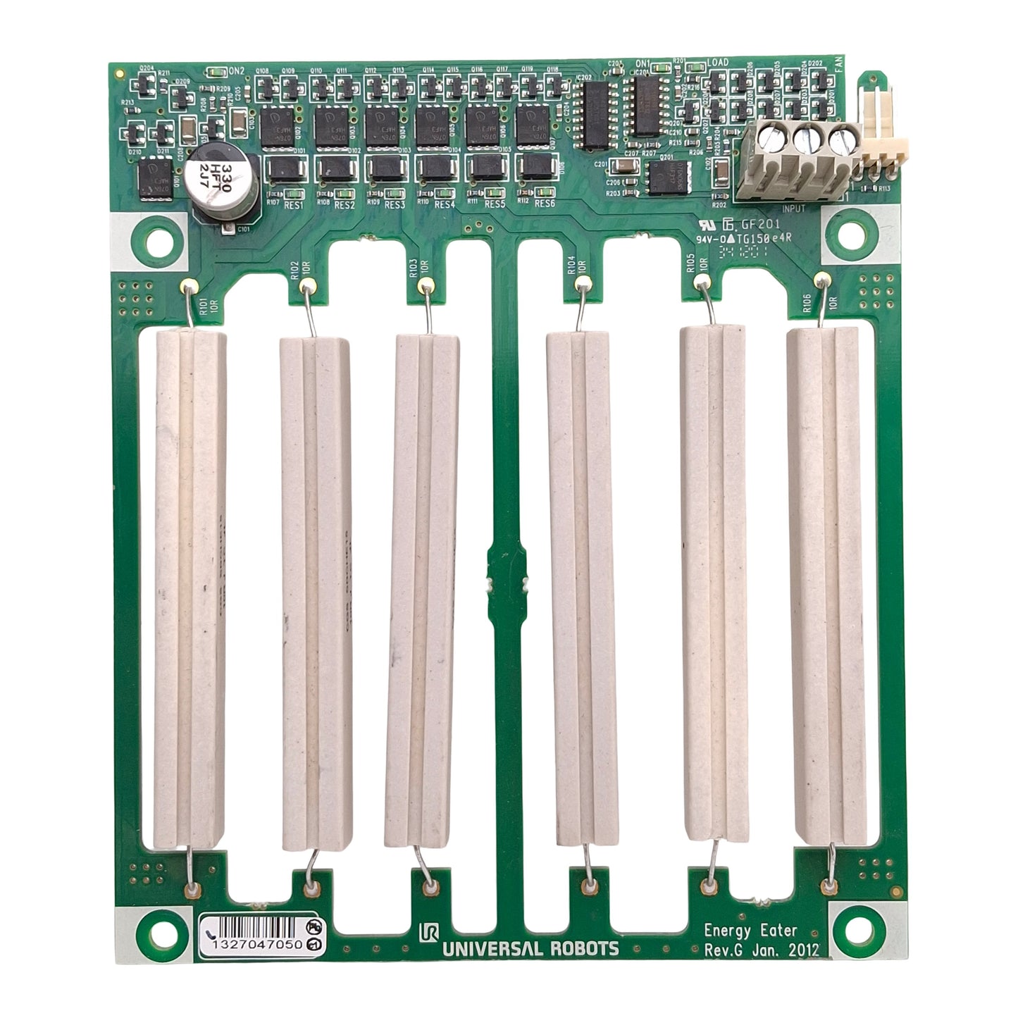 Used Universal Robots JM901A Rev. F Energy Eater Board, 137mm x 120mm