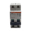 Used Merlin Gerin 24442 Circuit Breaker, 2-Pole, 1A 480Y/277VAC, C-Curve, DIN Rail