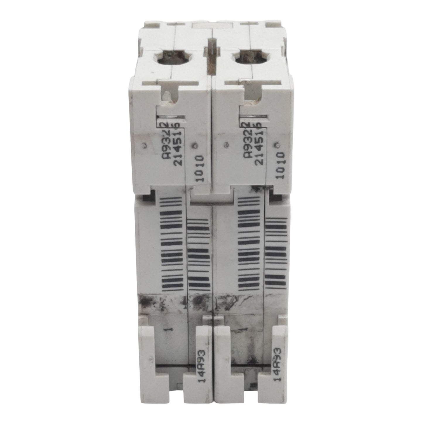 Used Merlin Gerin 24516 Circuit Breaker, 2-Pole, 1A 480VAC, D-Trip, DIN Rail