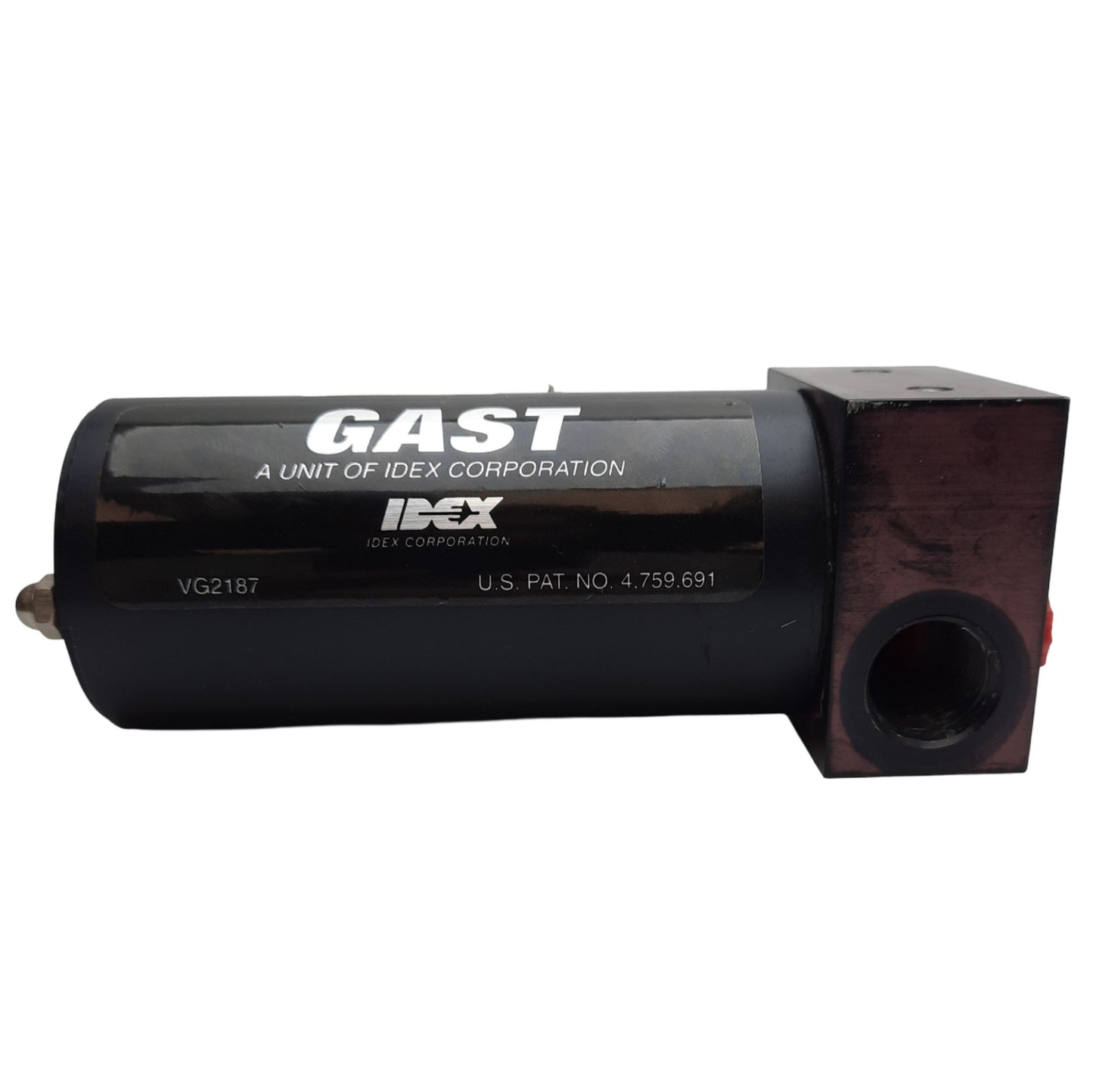 Used Gast VG-130-00-00 Vacuum Generator 1/2" NPT Vacuum 68 PSI 1/8" NPT Pressure Port