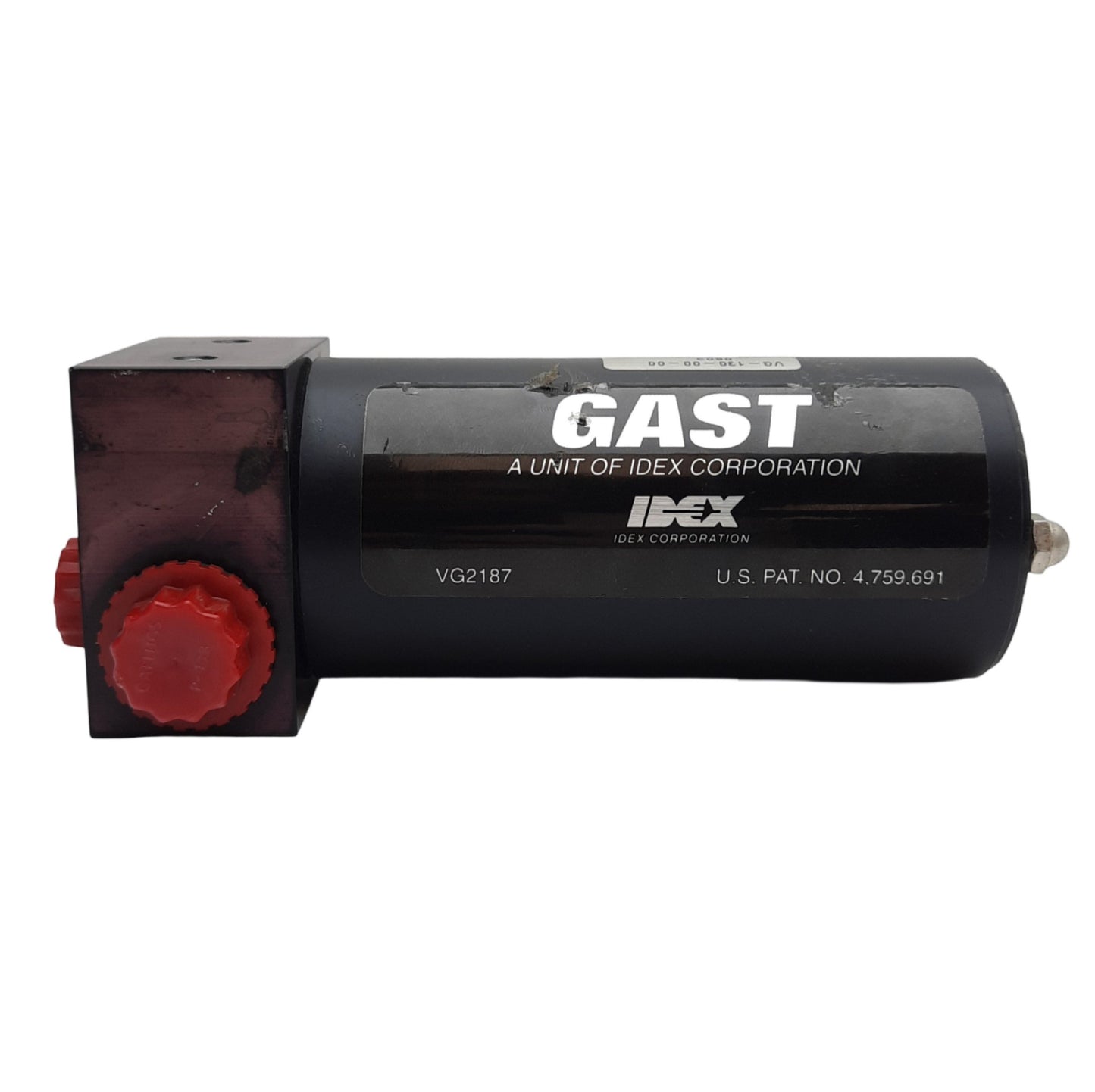Used Gast VG-130-00-00 Vacuum Generator 1/2" NPT Vacuum 68 PSI 1/8" NPT Pressure Port