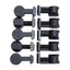 Used Lot of 10 80/20 3359 Standard Anchor Fastener Assembly Black, 5/16-18, 15-Series