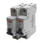 Used Lot of 2 Merlin Gerin 24396 Circuit Breaker, 1-Pole, 2A 230/400VAC, DIN Rail