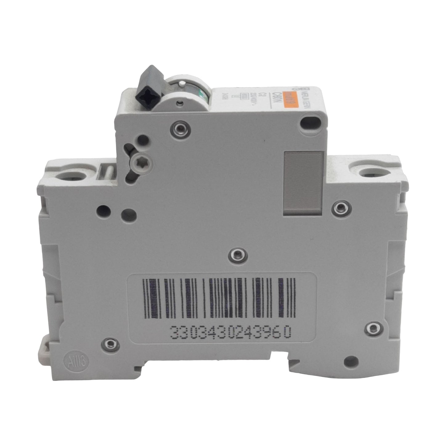 Used Lot of 2 Merlin Gerin 24396 Circuit Breaker, 1-Pole, 2A 230/400VAC, DIN Rail